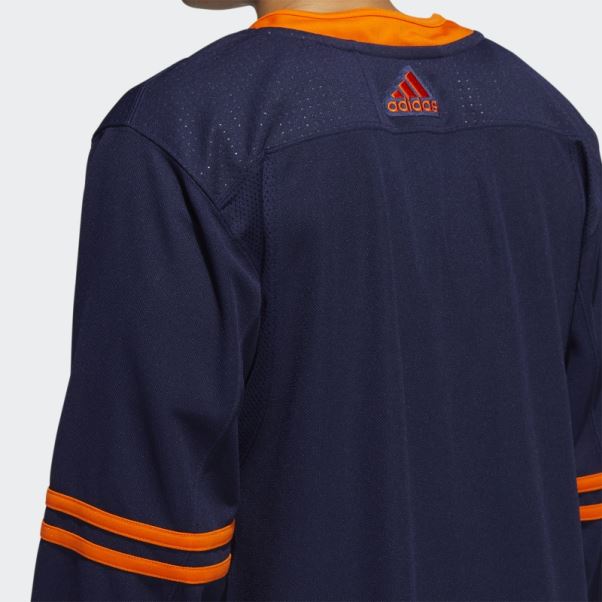 Adidas Oilers Third Authentique Maillot Pro Bleu Marine 09 CCM-SLD