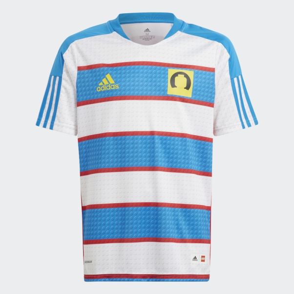 Maillot Domicile Adidas Tiro X Lego Bleu