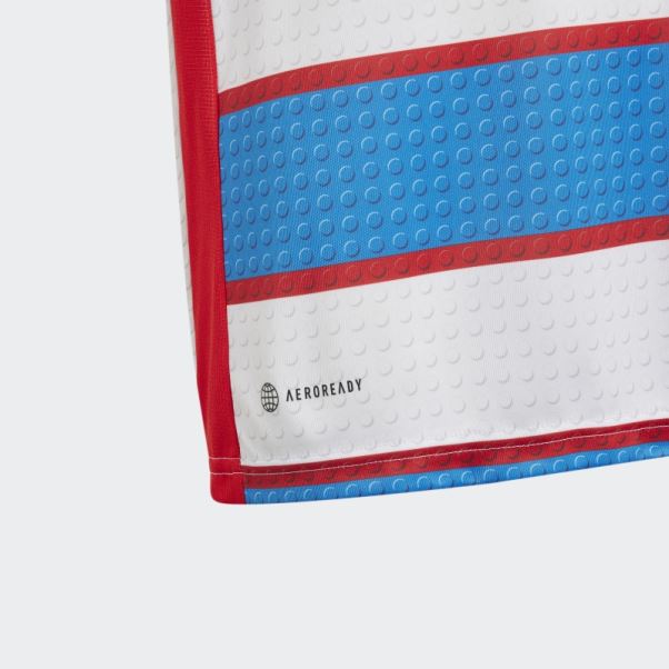 Maillot Domicile Adidas Tiro X Lego Bleu