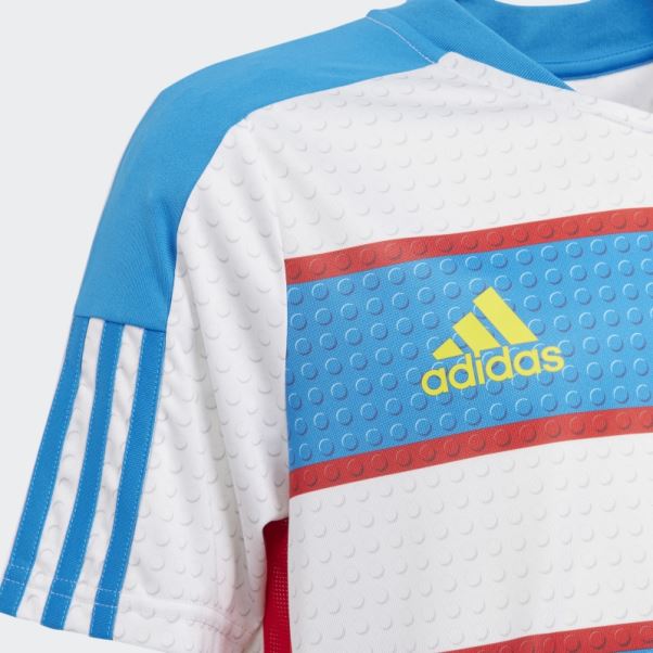 Maillot Domicile Adidas Tiro X Lego Bleu