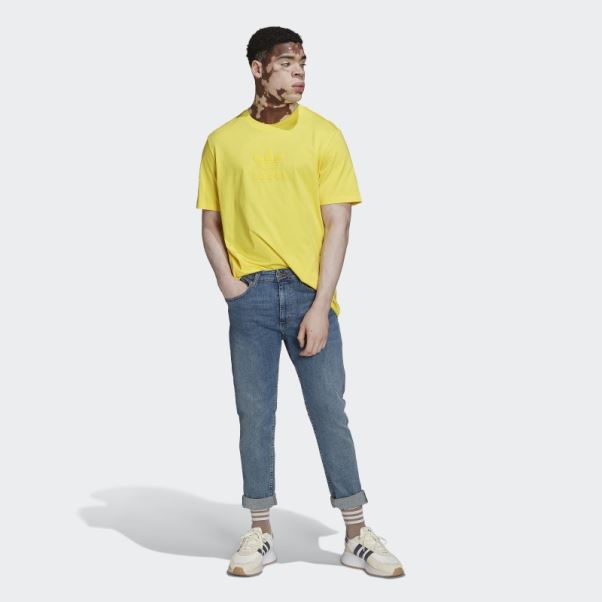 T-shirt Adidas Street Série Trèfle Jaune