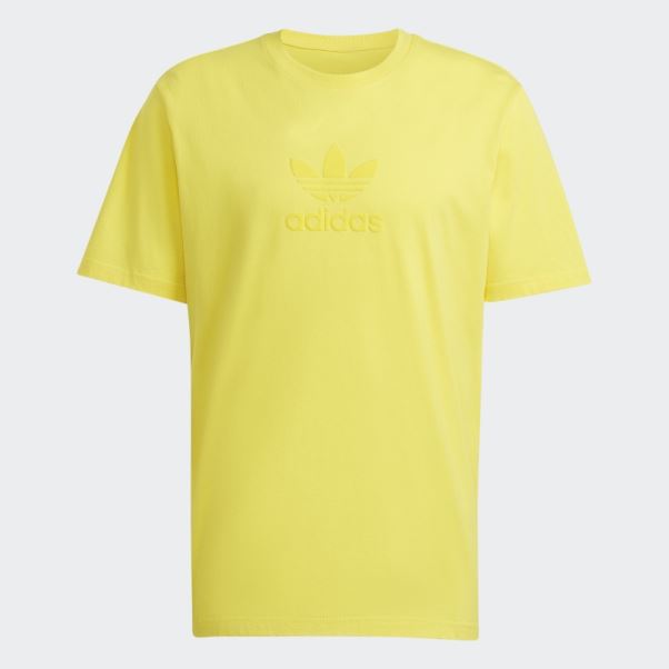 T-shirt Adidas Street Série Trèfle Jaune