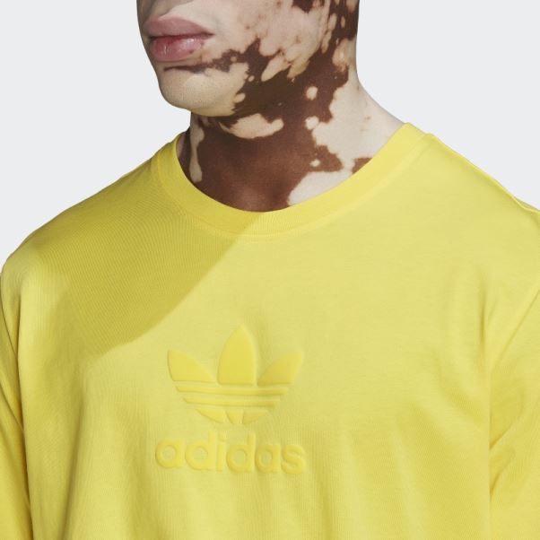 T-shirt Adidas Street Série Trèfle Jaune