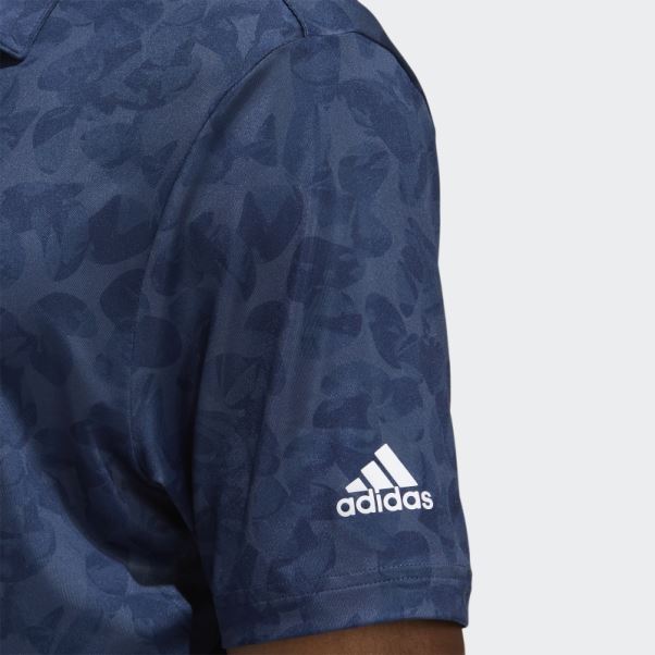 Polo Adidas Bleu Marine à Imprimé Prisma