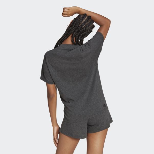 T-shirt Adidas Future Icons Winners 3.0 Noir Chiné