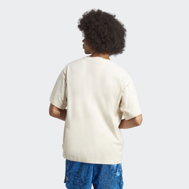 Adidas Bleu Version Club T-shirt Aluminium