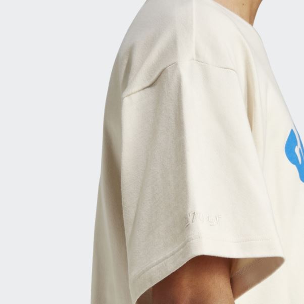 Adidas Bleu Version Club T-shirt Aluminium