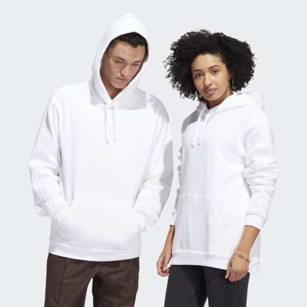 Sweat à Capuche Shmoofoil Poids Lourd Adidas Blanc (non Genré)