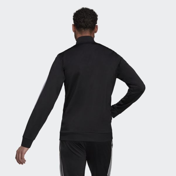 Veste De Survêtement Essentials Warm-up 3 Bandes Adidas Noir