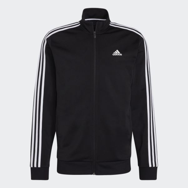 Veste De Survêtement Essentials Warm-up 3 Bandes Adidas Noir