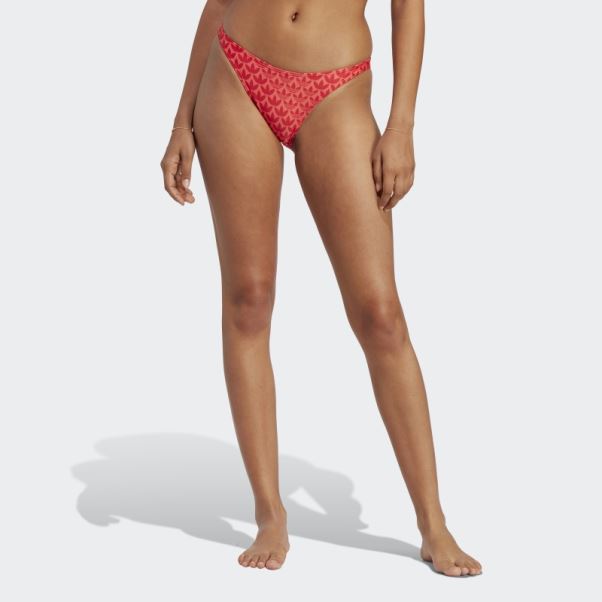 Bas De Bikini Originals à Monogramme Adidas écarlate