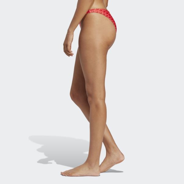 Bas De Bikini Originals à Monogramme Adidas écarlate