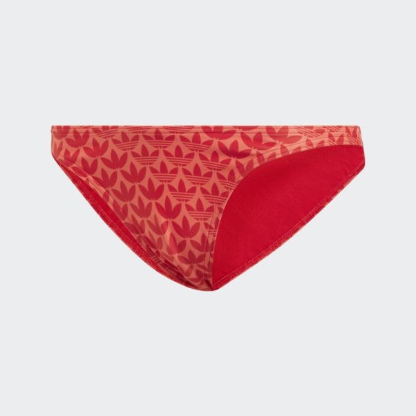 Bas De Bikini Originals à Monogramme Adidas écarlate