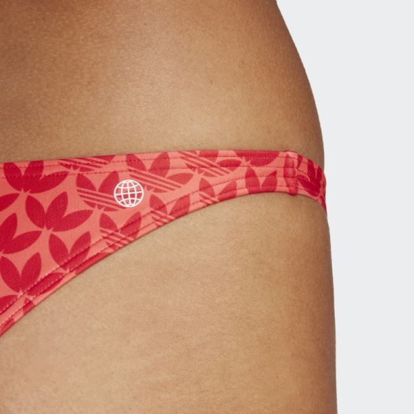 Bas De Bikini Originals à Monogramme Adidas écarlate