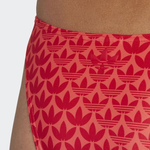 Bas De Bikini Originals à Monogramme Adidas écarlate