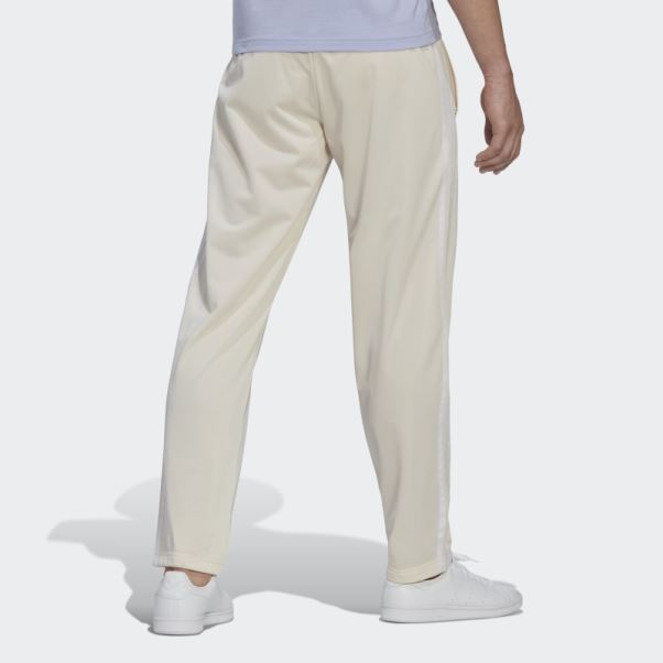 Adidas Pantalon De Survêtement Coupe Droite Blanc