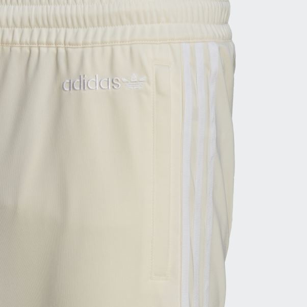 Adidas Pantalon De Survêtement Coupe Droite Blanc