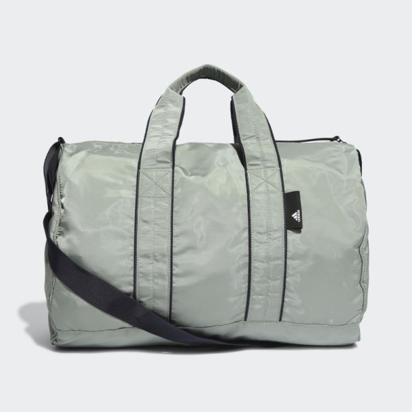 Sac Polochon Adidas Studio Training Vert Argent