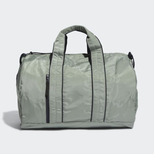 Sac Polochon Adidas Studio Training Vert Argent