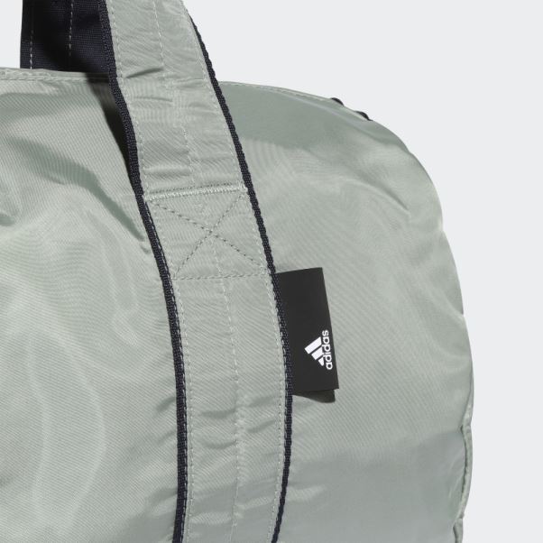Sac Polochon Adidas Studio Training Vert Argent