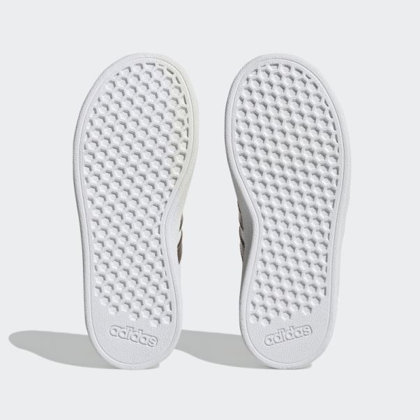 Chaussures Grand Court En Dentelle Durable Adidas Blanc