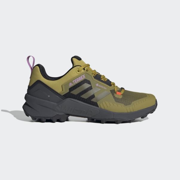 Chaussures De Randonnée Adidas Olive Terrex Swift R3 Gore-tex