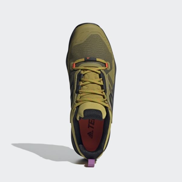 Chaussures De Randonnée Adidas Olive Terrex Swift R3 Gore-tex