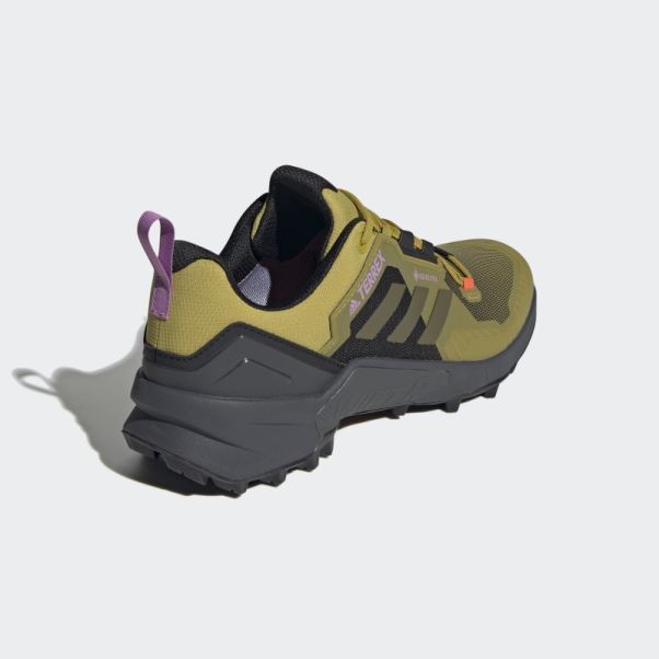 Chaussures De Randonnée Adidas Olive Terrex Swift R3 Gore-tex