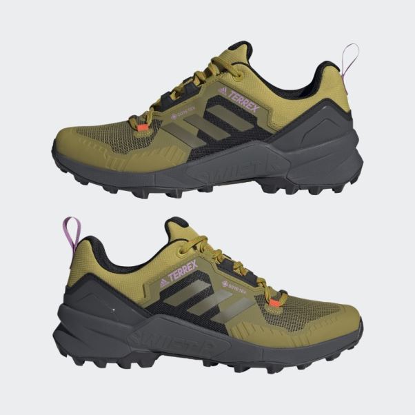 Chaussures De Randonnée Adidas Olive Terrex Swift R3 Gore-tex