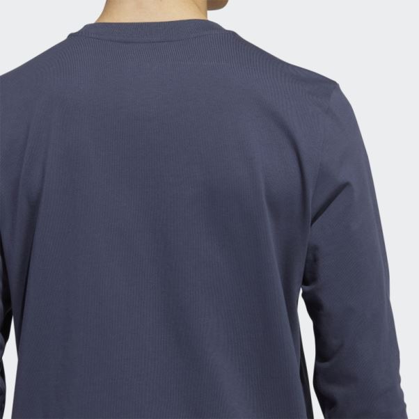 T-shirt à Logo à Manches Longues Adidas Skateboarding 4.0 Bleu Marine (non Genré)
