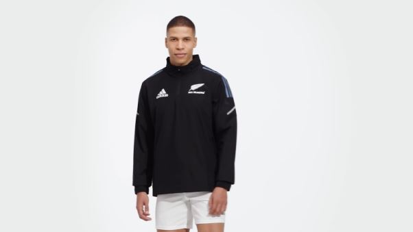 Coupe Vent All Blacks Rugby Adidas Noir