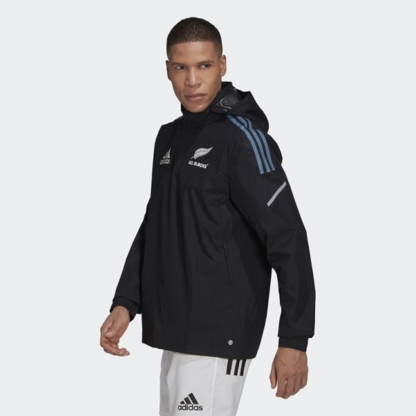 Coupe Vent All Blacks Rugby Adidas Noir