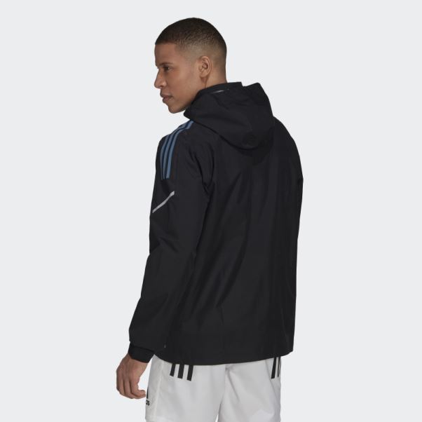 Coupe Vent All Blacks Rugby Adidas Noir
