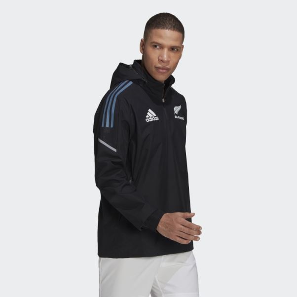 Coupe Vent All Blacks Rugby Adidas Noir