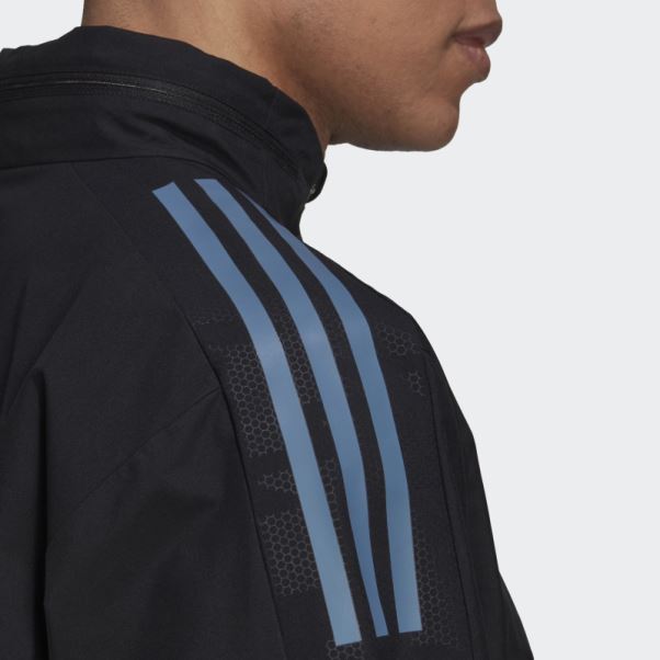 Coupe Vent All Blacks Rugby Adidas Noir