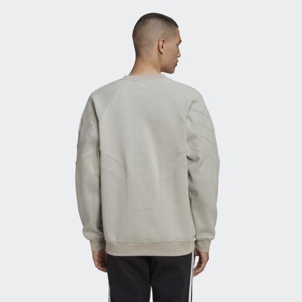 Sweat Adidas Rekive Crew Gris Metal Chaud