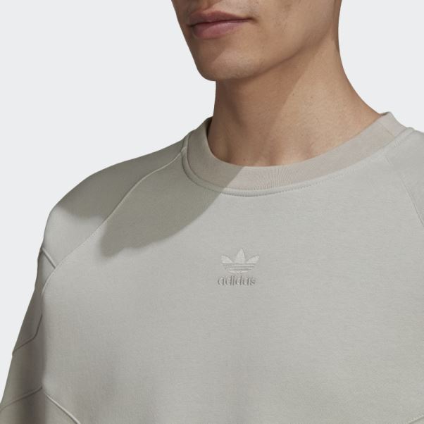 Sweat Adidas Rekive Crew Gris Metal Chaud