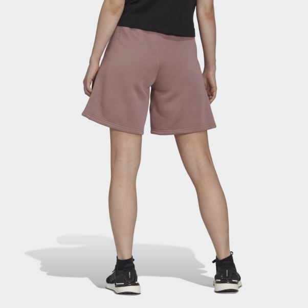 Short En Polaire All Szn Violet Adidas