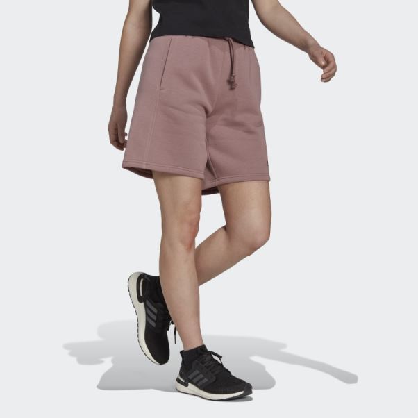 Short En Polaire All Szn Violet Adidas