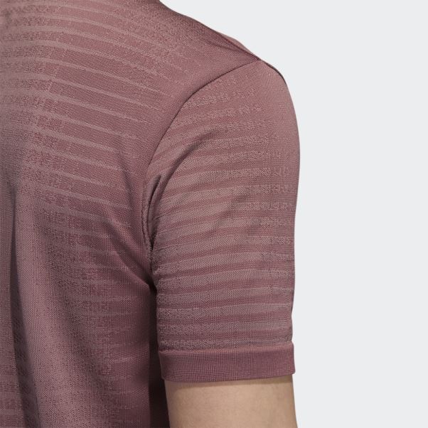 Polo Sans Couture Statement Bordeaux Adidas