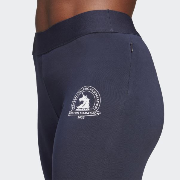 Adidas Boston Marathon 2023 Running Leggings Encre