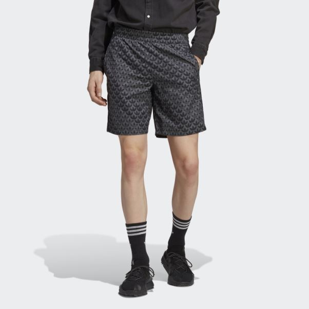 Short De Bain Original Monogram Adidas Noir