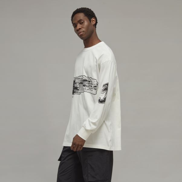 Y-3 T-shirt à Manches Longues Avec Logo Graphique Adidas