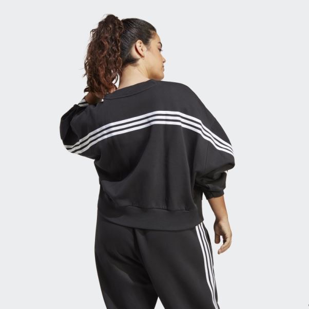 Future Icons Sweat à 3 Bandes (grande Taille) Noir Adidas