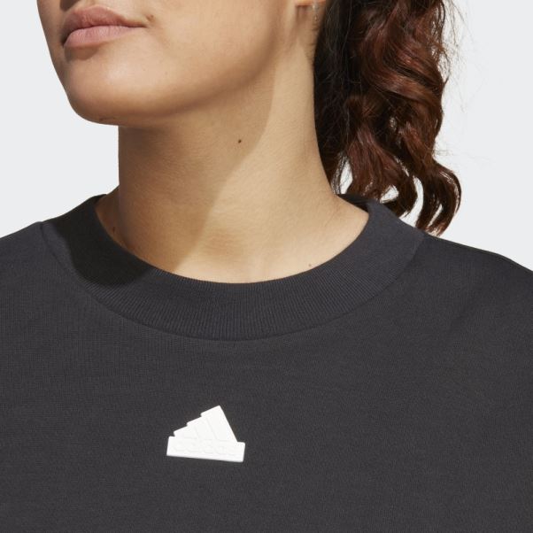 Future Icons Sweat à 3 Bandes (grande Taille) Noir Adidas