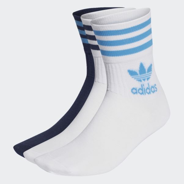 Chaussettes Mi-hautes Adidas 3 Paires Night Indigo