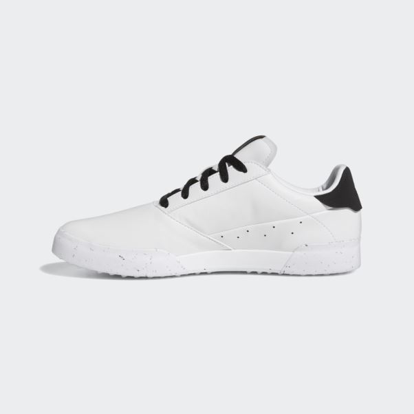 Chaussures De Golf Adidas Adicross Retro Vertes Blanches