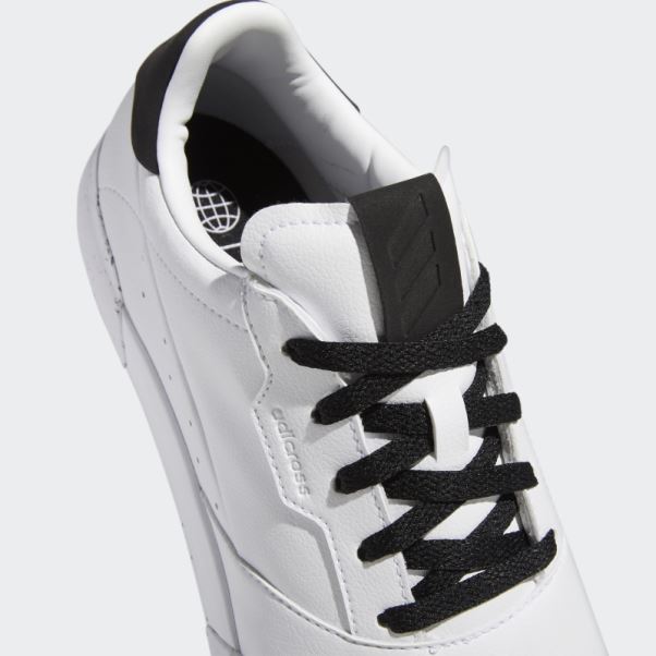 Chaussures De Golf Adidas Adicross Retro Vertes Blanches