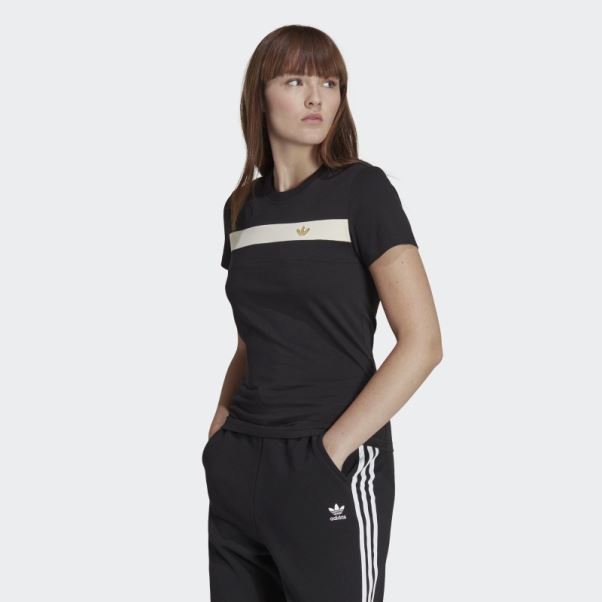 Tee Shirt Adidas Ski Chic Noir