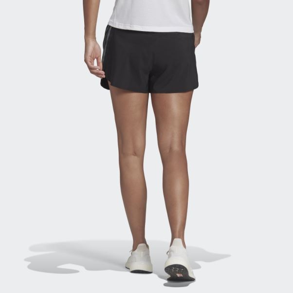 Short De Running Adidas Run Icon 3 Bandes Noir
